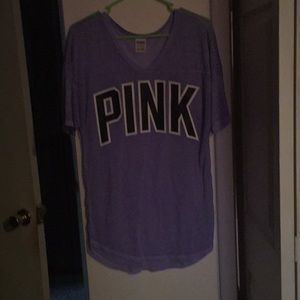 bluish purplish Victoria’s Secret shirt